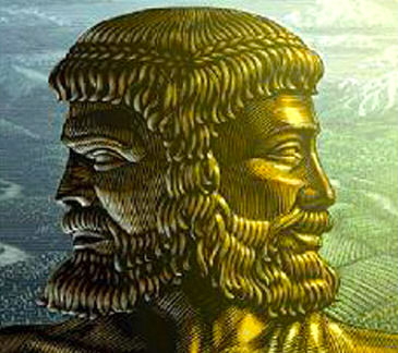 Janus, god of beginnings, after whom January is named