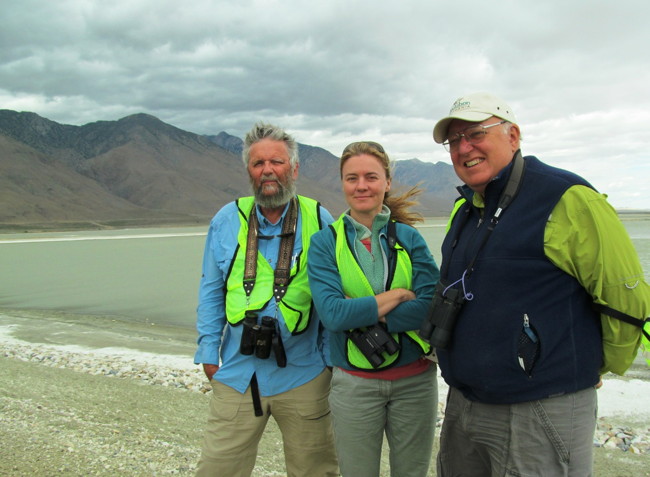 Prather, Jones and Pumphrey out on Owens Lake
