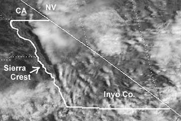 Map of Sierra Wave