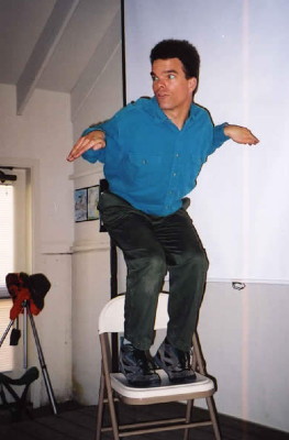 Jack Laws showing bird posture